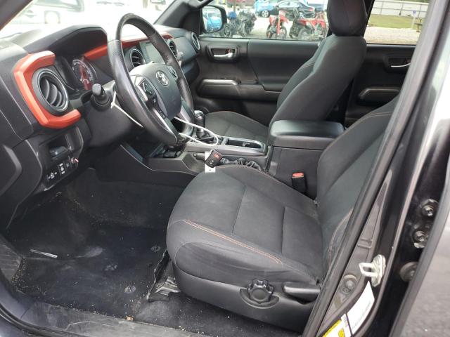 3TMCZ5AN0KM276298 - 2019 TOYOTA TACOMA DOUBLE CAB Szary zdjęcie 7
