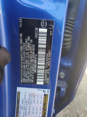 NMTKHMBX0MR119736 - 2021 TOYOTA C-HR XLE Mavi foto 13