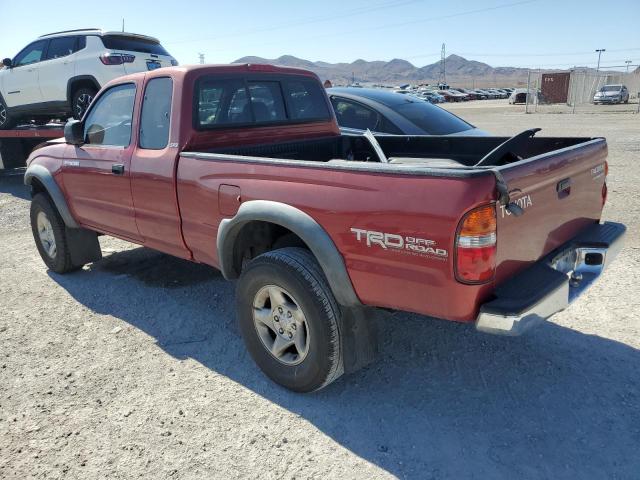 5TESN92N81Z720607 - 2001 TOYOTA TACOMA XTRACAB PRERUNNER ბურგუნდია ფოტო 2