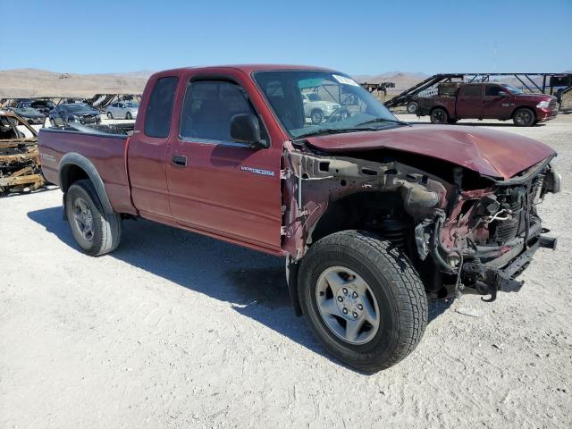 5TESN92N81Z720607 - 2001 TOYOTA TACOMA XTRACAB PRERUNNER ბურგუნდია ფოტო 4