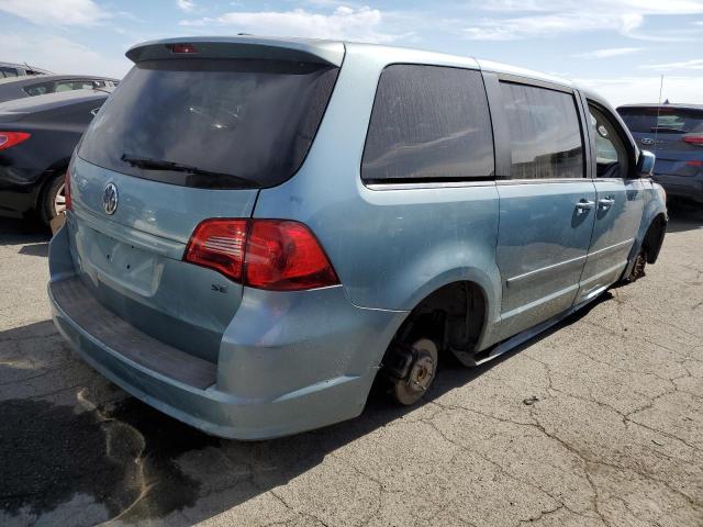 2V4RW3D1XAR236825 - 2010 VOLKSWAGEN ROUTAN SE TEAL photo 3