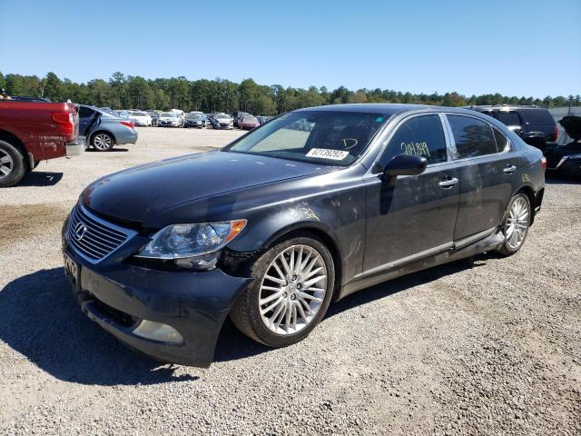 JTHGL46FX75014914 - 2007 LEXUS LS 460L GRAY photo 2