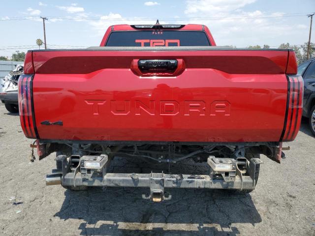 5TFJA5DB3NX004830 - 2022 TOYOTA TUNDRA CREWMAX LIMITED RED photo 6