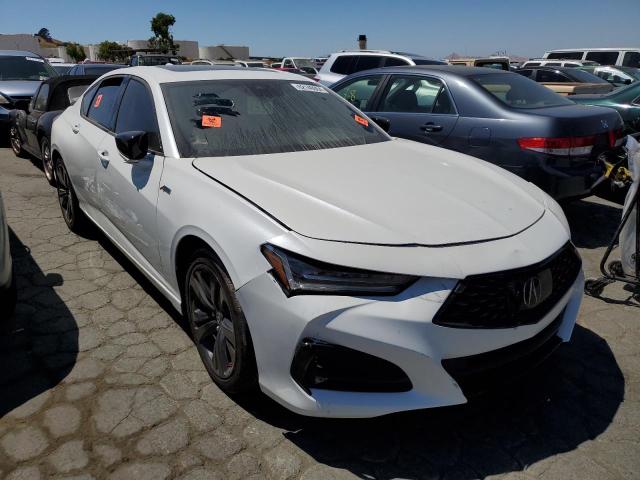19UUB5F53MA017307 - 2021 ACURA TLX TECH A WHITE photo 4