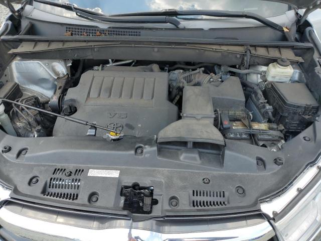 5TDJKRFH1FS169319 - 2015 TOYOTA HIGHLANDER XLE 银色 照片 11