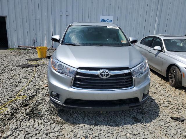 5TDJKRFH1FS169319 - 2015 TOYOTA HIGHLANDER XLE 银色 照片 5