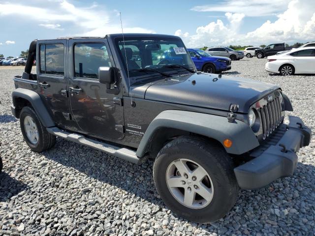 1C4BJWDG3HL599194 - 2017 JEEP WRANGLER U SPORT GRAY photo 4