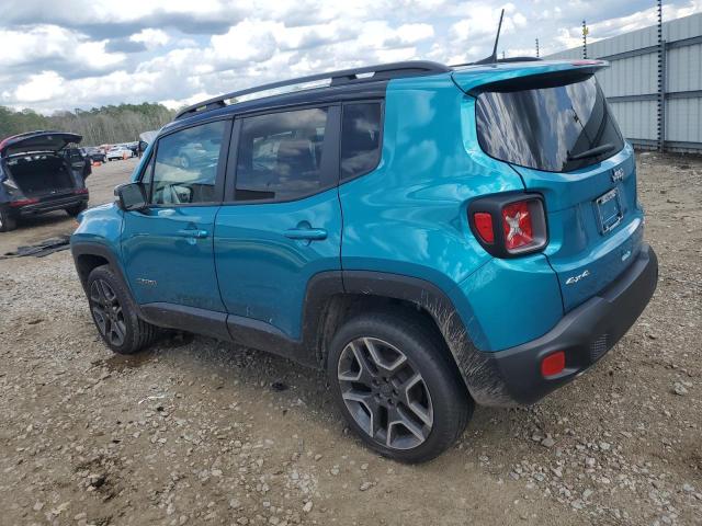 ZACNJDD14MPM21861 - 2021 JEEP RENEGADE LIMITED BLUE photo 2