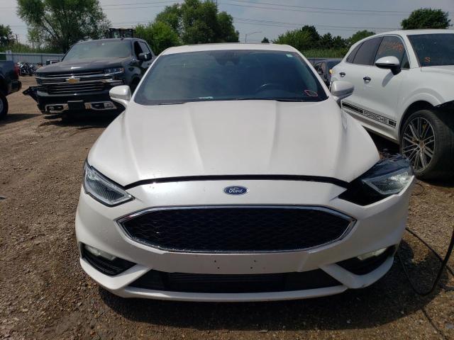 3FA6P0VP4JR136974 - 2018 FORD FUSION SPORT WHITE photo 5