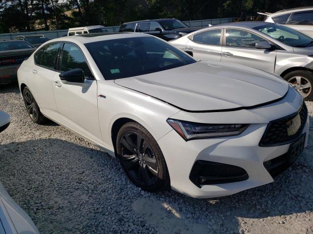 19UUB6F56MA007764 - 2021 ACURA TLX TECH A WHITE photo 4