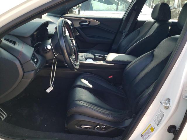 19UUB6F56MA007764 - 2021 ACURA TLX TECH A WHITE photo 7