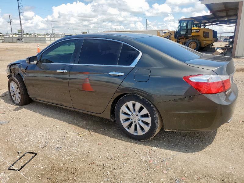 1HGCR2F72DA157727 - 2013 HONDA ACCORD EX GRAY photo 2