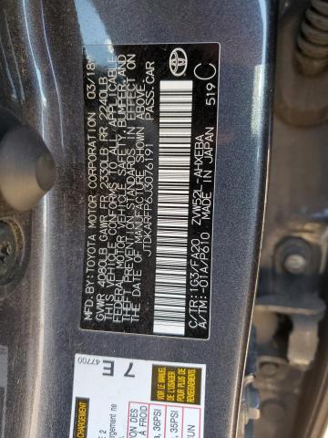 JTDKARFP6J3076191 - 2018 TOYOTA PRIUS PRIM 灰色 照片 12