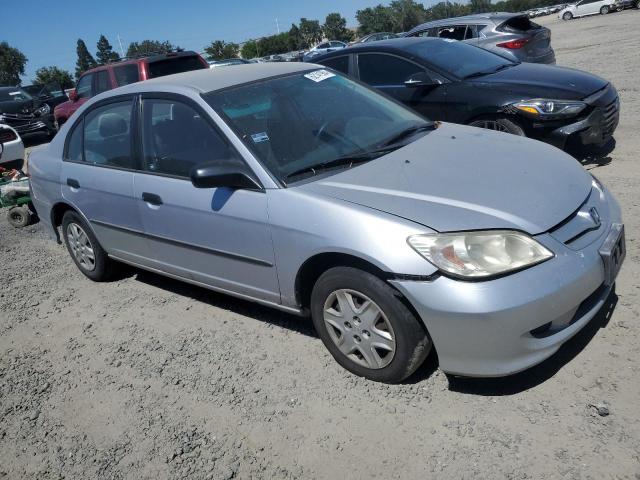 1HGES16374L007475 - 2004 HONDA CIVIC DX VP ვერცხლისფერი ფოტო 4