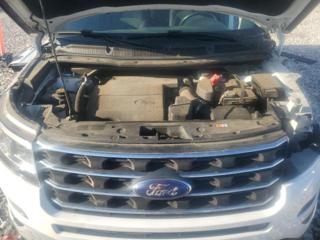 1FM5K8D85HGD24820 - 2017 FORD EXPLORER XLT თეთრი ფოტო 12