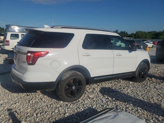 1FM5K8D85HGD24820 - 2017 FORD EXPLORER XLT თეთრი ფოტო 3