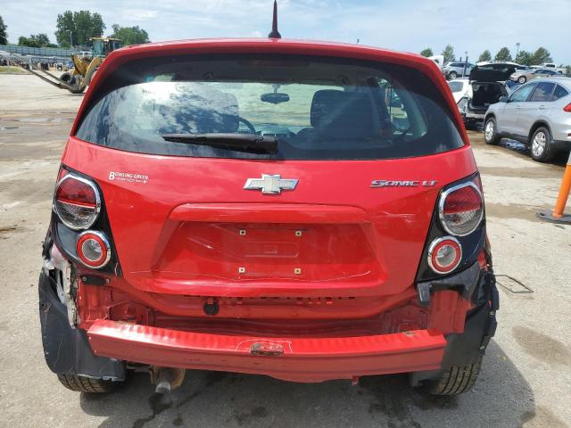 1G1JC6SH8E4224210 - 2014 CHEVROLET SONIC LT RED photo 6