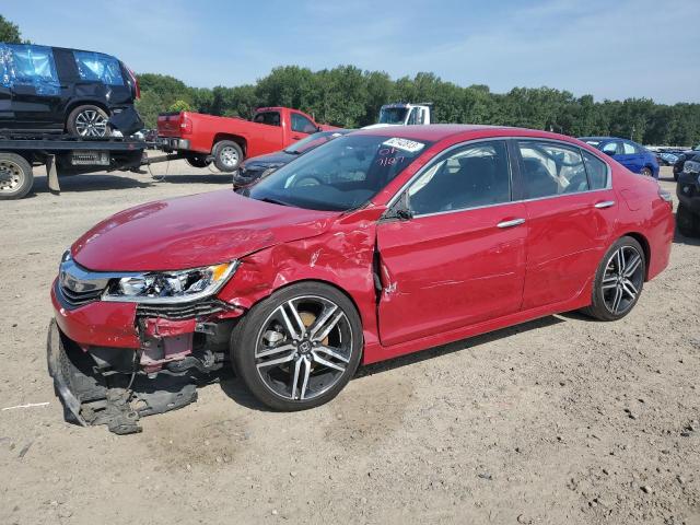 1HGCR2F11HA109296 - 2017 HONDA ACCORD SPORT SPECIAL EDITION RED photo 1