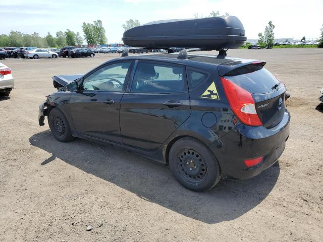 KMHCT5AE6HU349319 - 2017 HYUNDAI ACCENT SE Schwarz Foto 2