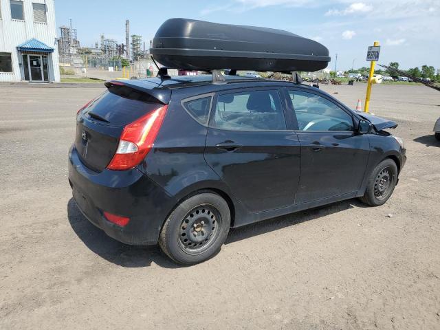 KMHCT5AE6HU349319 - 2017 HYUNDAI ACCENT SE Schwarz Foto 3