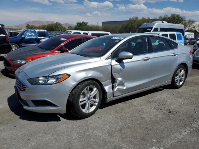 3FA6P0LU3JR206344 - 2018 FORD FUSION SE HYBRID SILVER photo 1