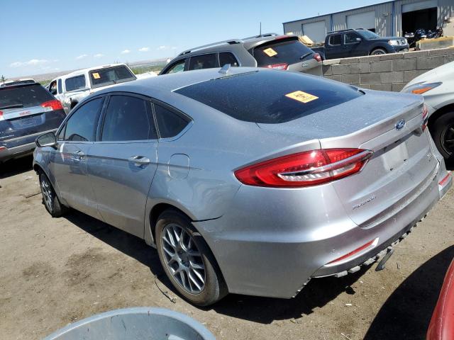 3FA6P0LU5LR171454 - 2020 FORD FUSION SE SILVER photo 2