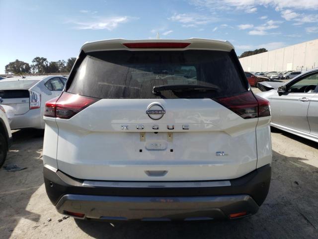 5N1BT3CA1PC758374 - 2023 NISSAN ROGUE SL WHITE photo 6