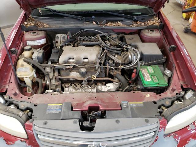 1G1ND52J83M673489 - 2003 CHEVROLET MALIBU BURGUNDY photo 11