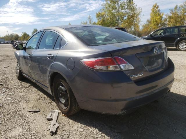 1YVHZ8BH3B5M20782 - 2011 MAZDA 6 I GRAY photo 3