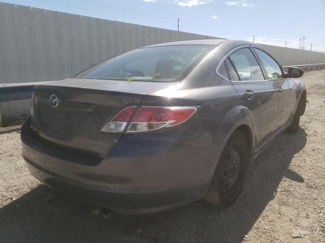 1YVHZ8BH3B5M20782 - 2011 MAZDA 6 I GRAY photo 4