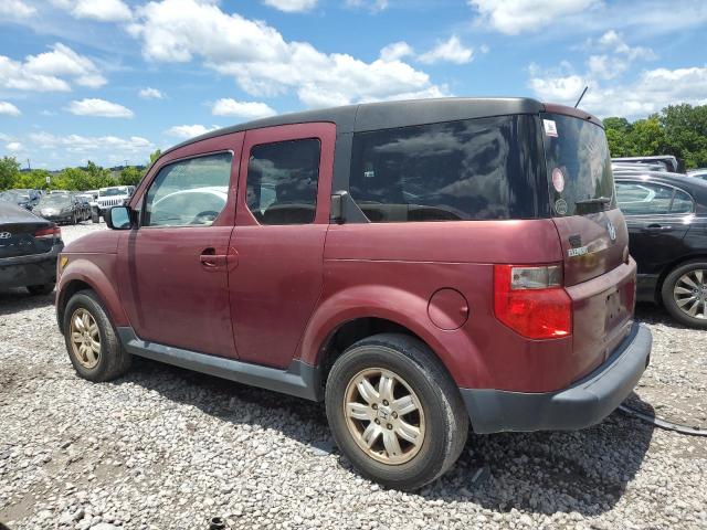 5J6YH187X7L011643 - 2007 HONDA ELEMENT EX RED photo 2