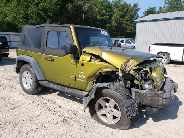 1J8FA24127L176703 - 2007 JEEP WRANGLER X GREEN photo 4