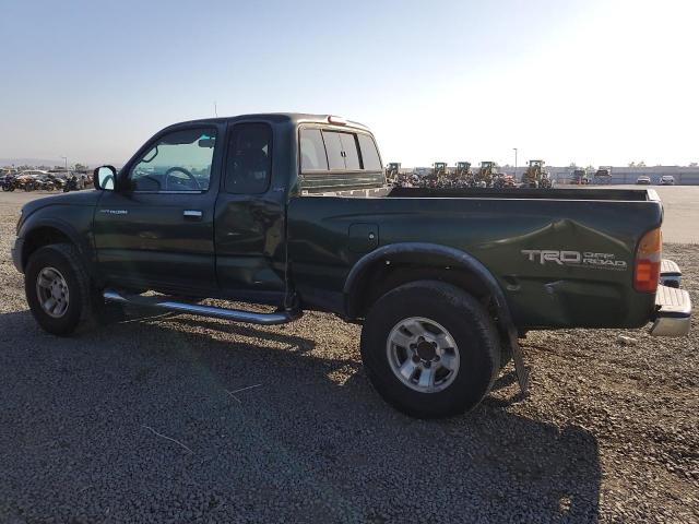 4TASN92N5YZ667611 - 2000 TOYOTA TACOMA XTRACAB PRERUNNER მწვანე ფოტო 2