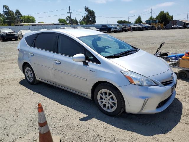 JTDZN3EUXD3191744 - 2013 TOYOTA PRIUS V SILVER photo 4