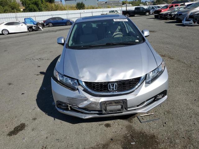 19XFB2F92DE268602 - 2013 HONDA CIVIC EXL SILVER photo 5