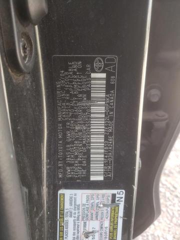 2T1KR32E55C370365 - 2005 TOYOTA COROLLA MA XR GRAY photo 12