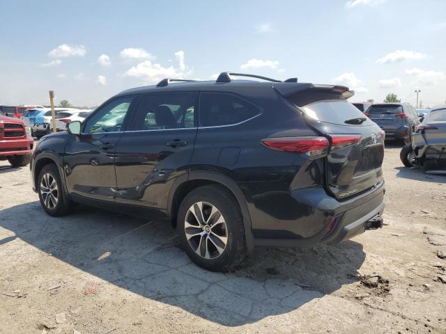 5TDGZRBH0MS110335 - 2021 TOYOTA HIGHLANDER XLE BLACK photo 2