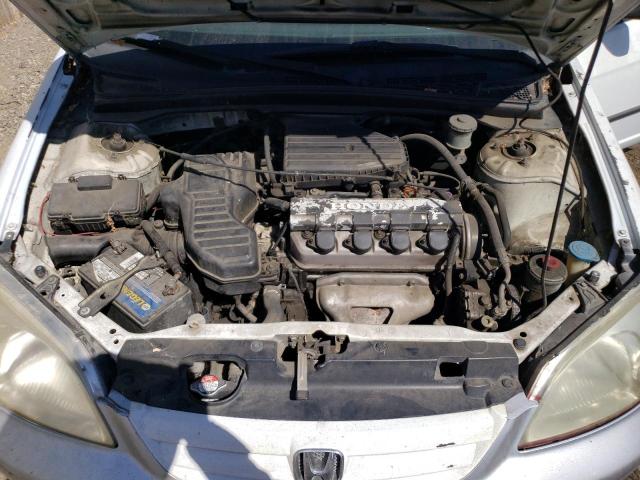 2HGES16271H585849 - 2001 HONDA CIVIC DX WHITE photo 11