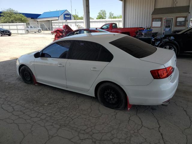 3VW1K7AJ7EM386402 - 2014 VOLKSWAGEN JETTA BASE WHITE photo 2