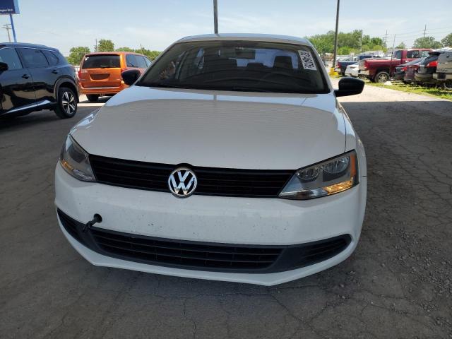3VW1K7AJ7EM386402 - 2014 VOLKSWAGEN JETTA BASE WHITE photo 5