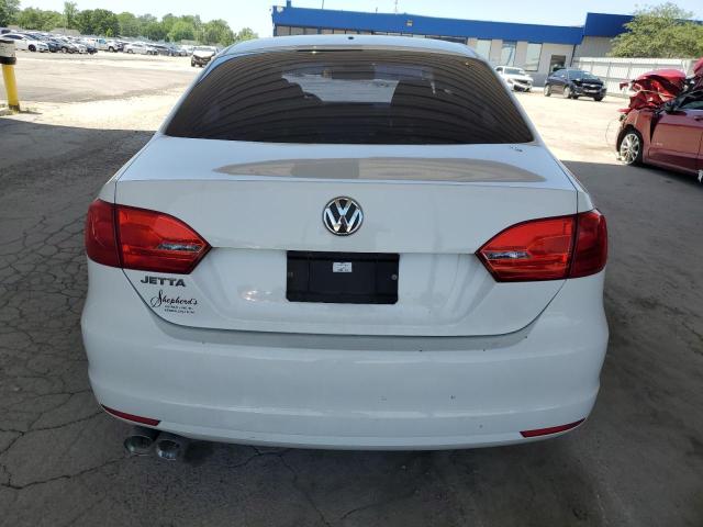 3VW1K7AJ7EM386402 - 2014 VOLKSWAGEN JETTA BASE WHITE photo 6