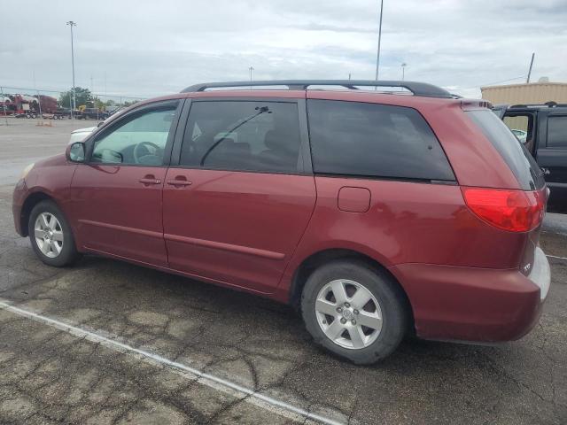 5TDZK22C17S010631 - 2007 TOYOTA SIENNA XLE MAROON photo 2