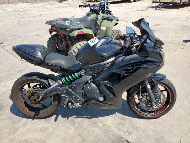 JKAEXEE10CDA03197 - 2012 KAWASAKI EX650 EC BLACK photo 1