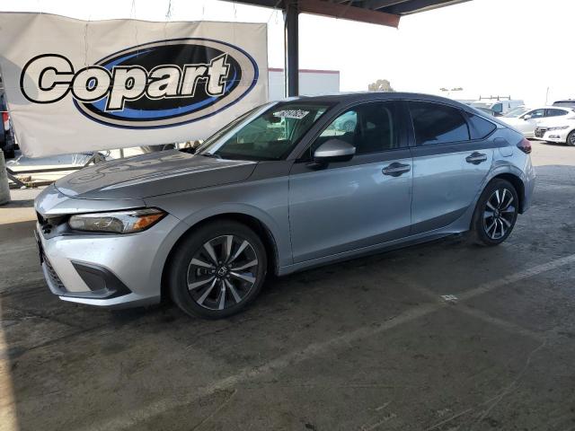 19XFL1H78NE001257 - 2022 HONDA CIVIC EXL SILVER photo 1