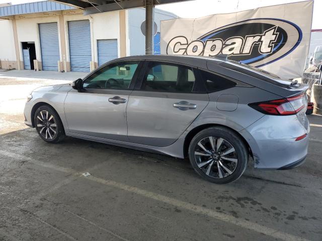 19XFL1H78NE001257 - 2022 HONDA CIVIC EXL SILVER photo 2