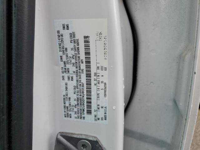 1FMCU9GD7KUB31397 - 2019 FORD ESCAPE SE WHITE photo 13