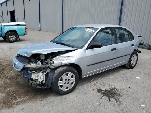 2HGES163X4H574227 - 2004 HONDA CIVIC DX VP SILVER photo 1