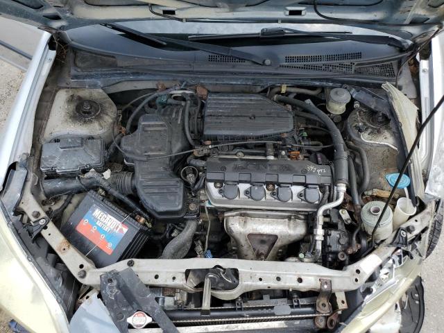 2HGES163X4H574227 - 2004 HONDA CIVIC DX VP Silber Foto 11