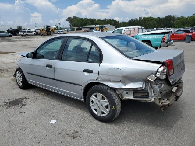 2HGES163X4H574227 - 2004 HONDA CIVIC DX VP SILVER photo 2