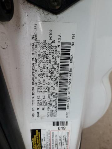 5TETU62N76Z264158 - 2006 TOYOTA TACOMA PRERUNNER ACCESS CAB WHITE photo 12